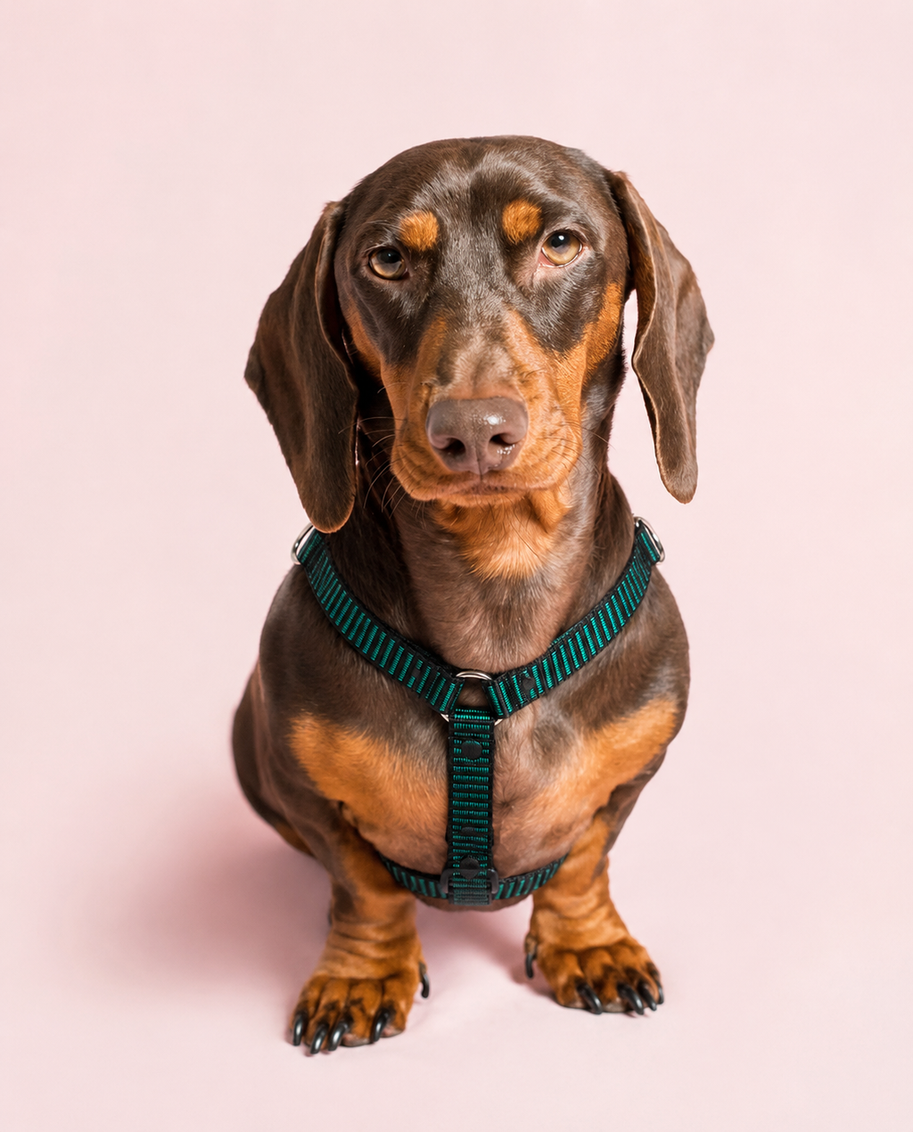 Slate Pretal - Arnes con Dachshund editorial