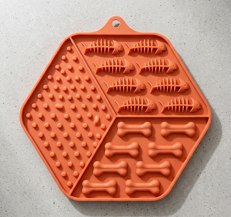 Alfombra para Lamer — Licking Pad Hexagonal