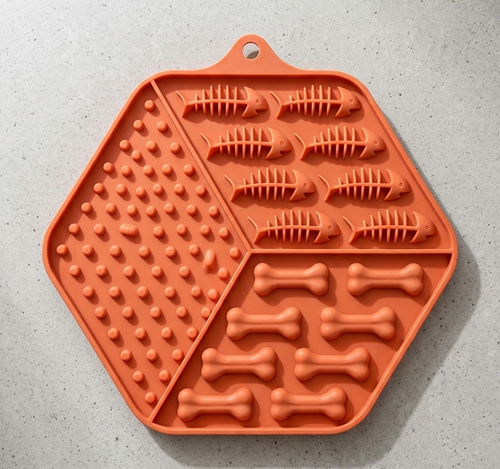 Alfombra para Lamer — Licking Pad Hexagonal